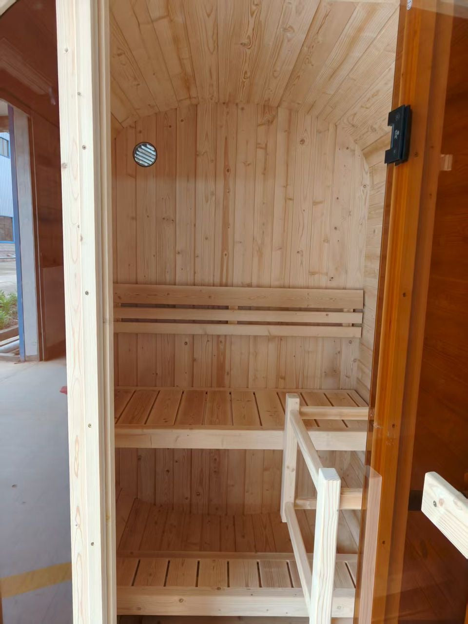 1-2 Person Cube Style Outdoor Sauna