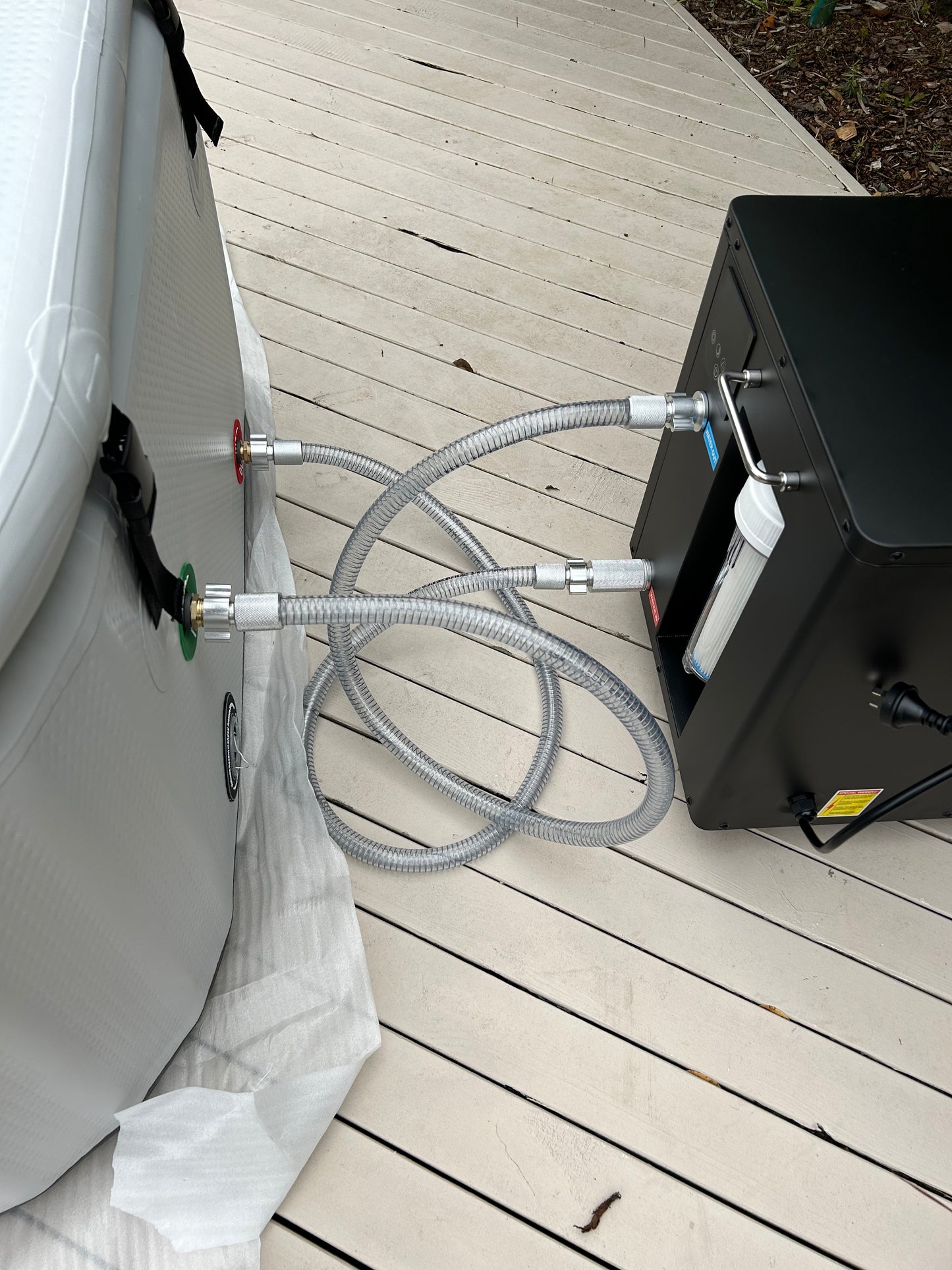 Inflatable Cold Plunge With Chiller System