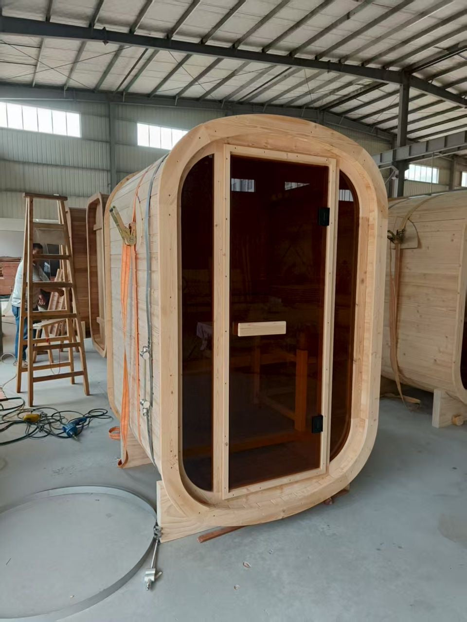 1-2 Person Cube Style Outdoor Sauna